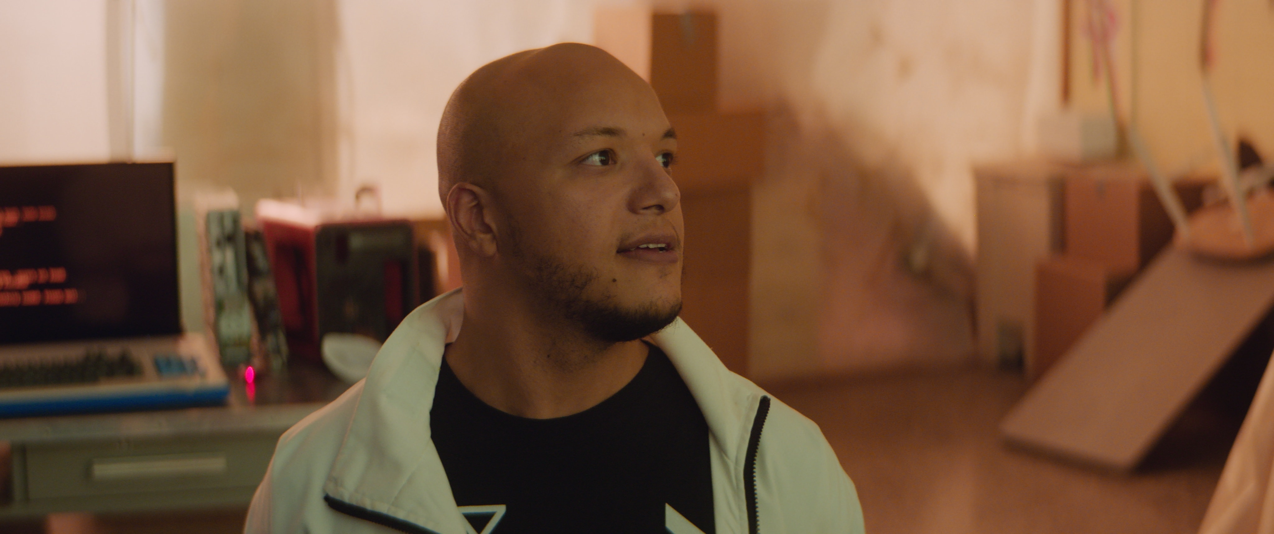 Clone Cops production still 25 - behind the scenes scene from the 2025 indie sci-fi comedy film Clone Cops featuring action and comedy